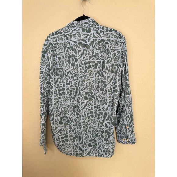 Tommy Bahamas Mens‎ Blue Green Island crafted Shirt Large long sleeve button up - Picture 6 of 7